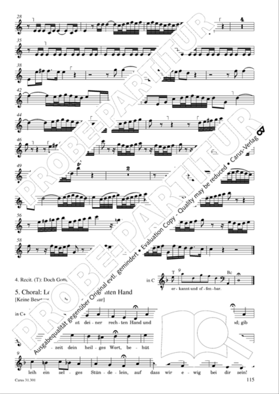 Bach for Brass 1: Cantatas I Voice scores gallery preview page 124
