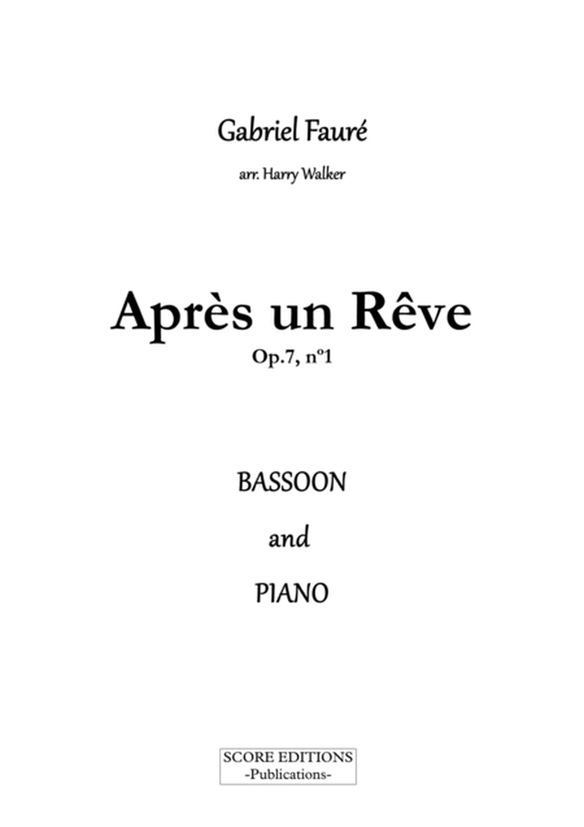 Après un rêve (Fauré) for Bassoon and Piano image number null