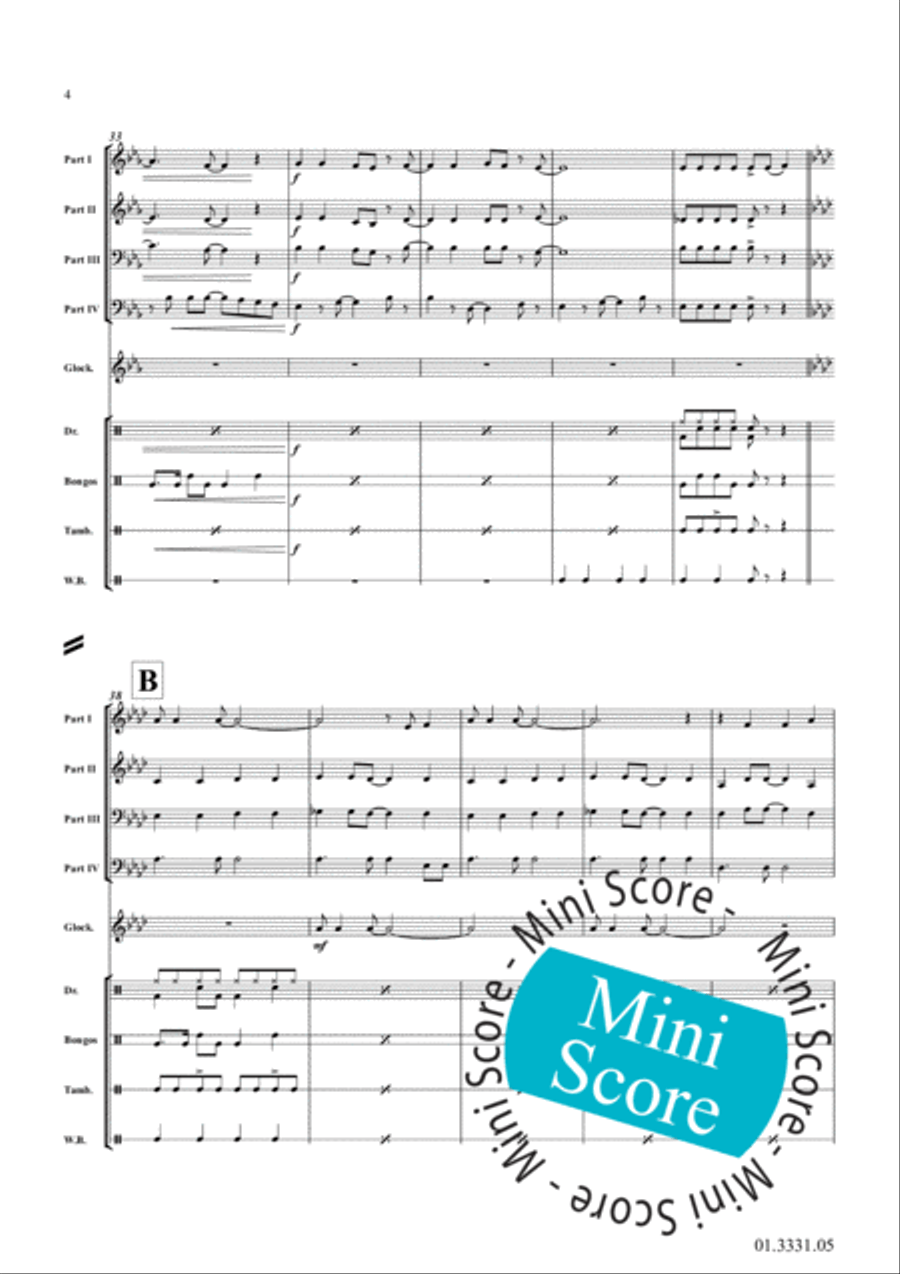 Thinkin' Big Thinkin' Big Concert Band scores gallery preview page 8