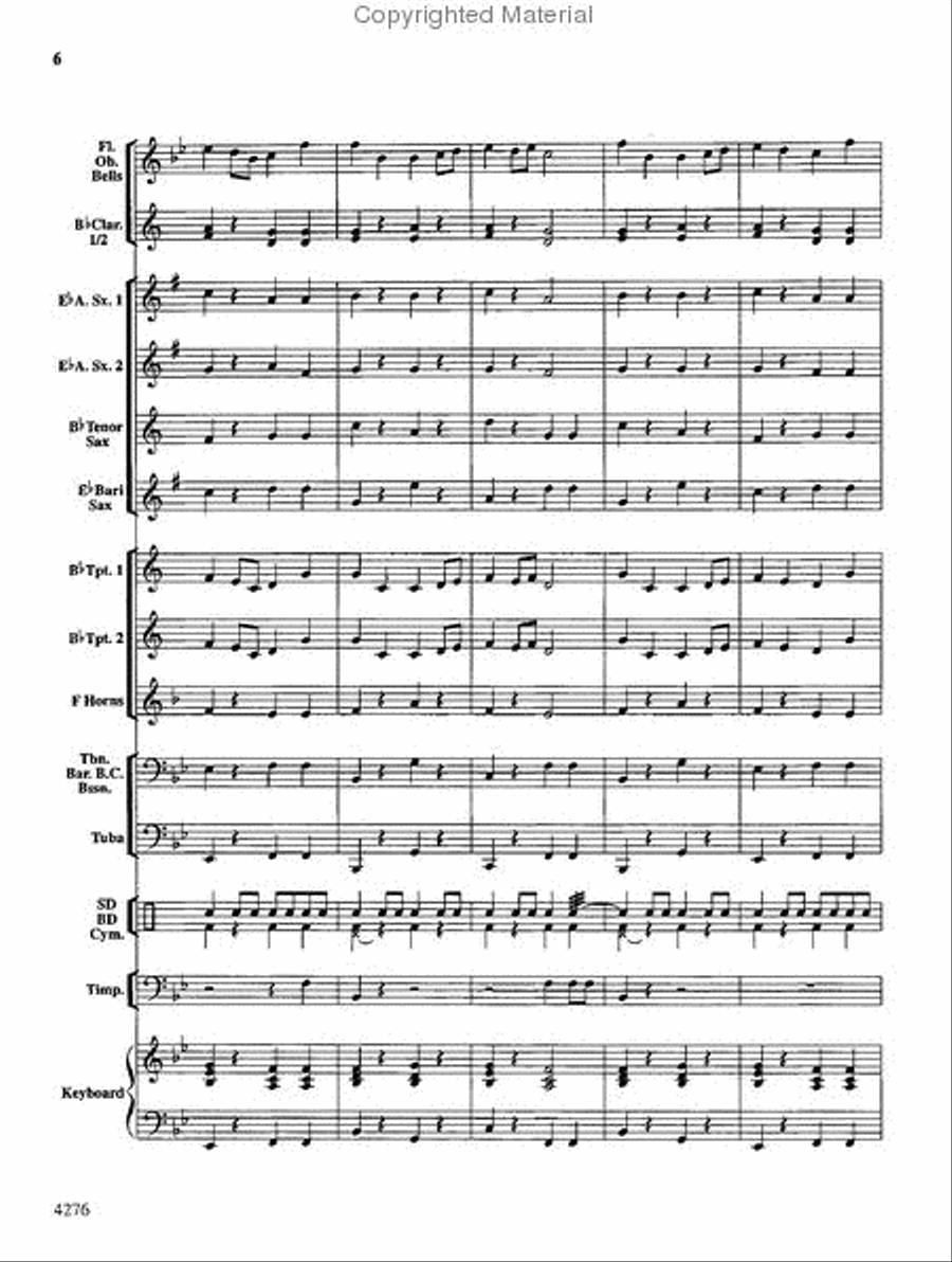 Nottingham Concert Band scores gallery preview page 7
