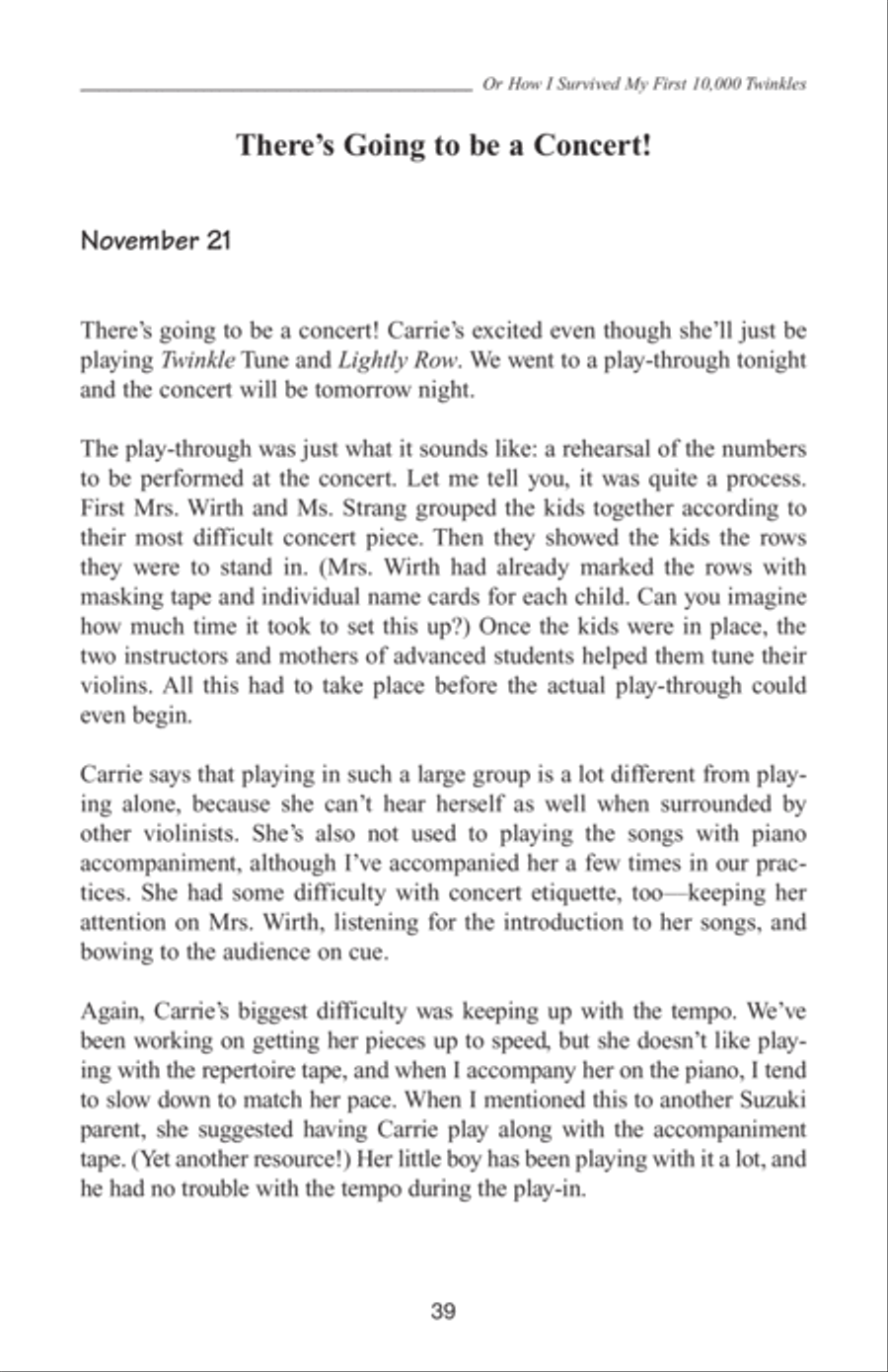 A Suzuki Parent's Diary, or How I Survived My First 10,000 Twinkles Collection / Songbook scores gallery preview page 17