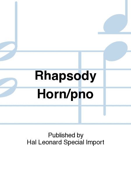 Rhapsody for Horn and Piano