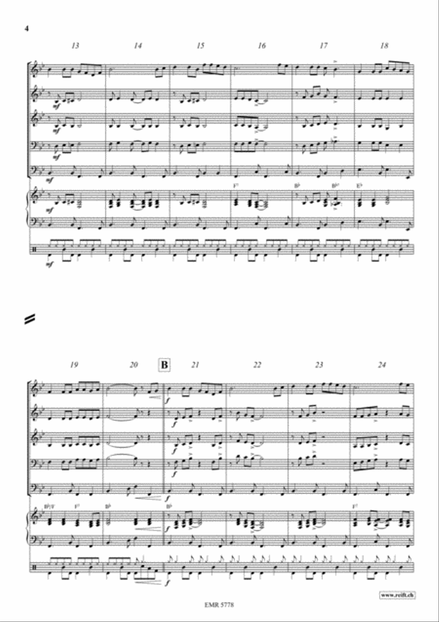 Shell' Be Coming Round The Mountain Concert Band scores gallery preview page 5