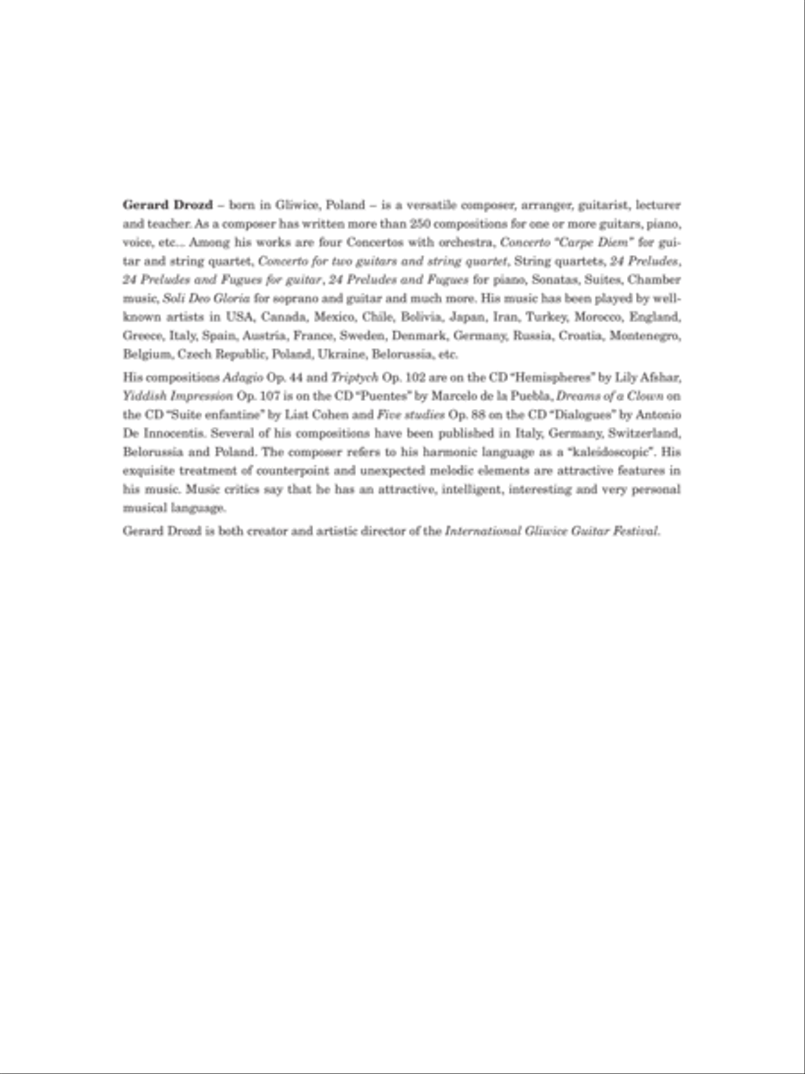 Adagio, opus 44c Classical Guitar scores gallery preview page 2