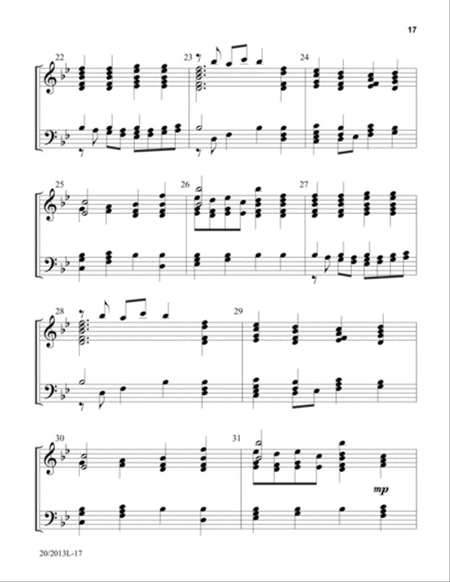 Praise and Thanksgiving Praise and Thanksgiving 3-Octaves scores gallery preview page 13
