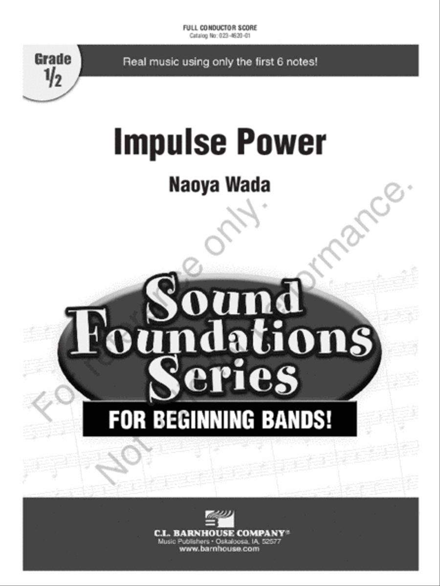 Impulse Power Concert Band scores gallery preview page 2