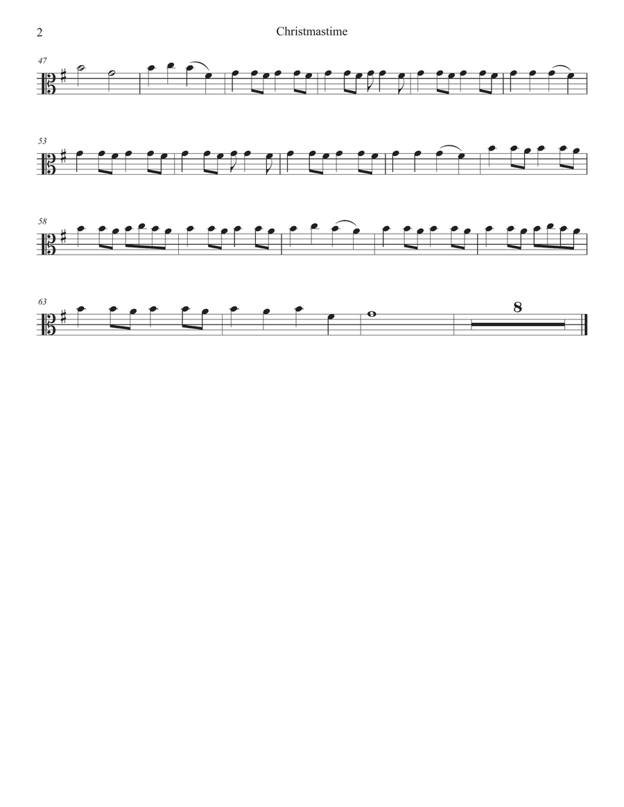 Christmastime String Duet scores gallery preview page 6