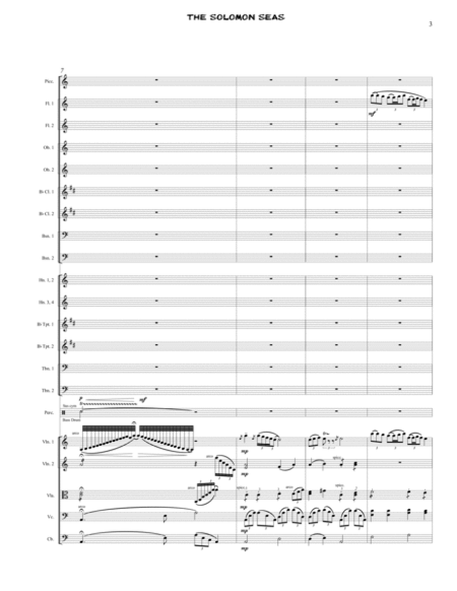 The Solomon Seas--Full Score and Parts image number null
