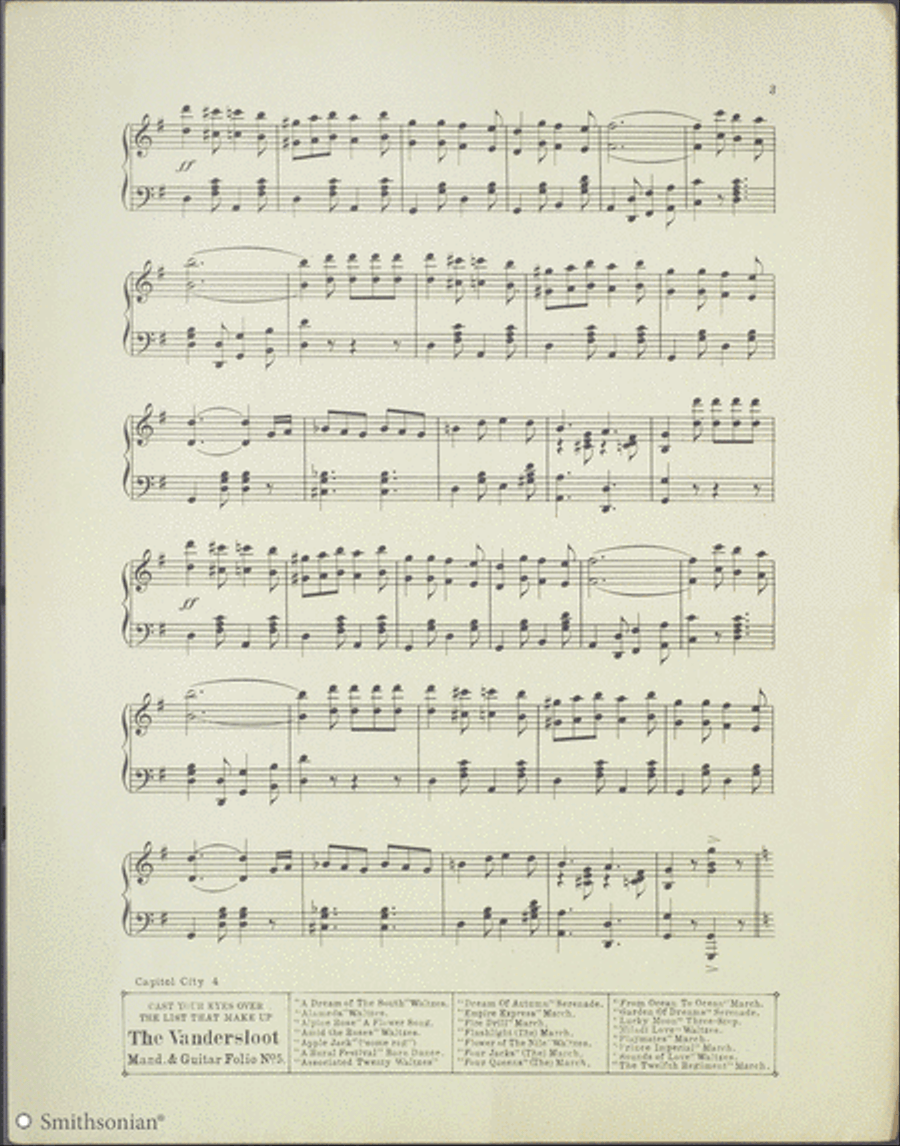 Capitol City March Two Step Piano Solo scores gallery preview page 3