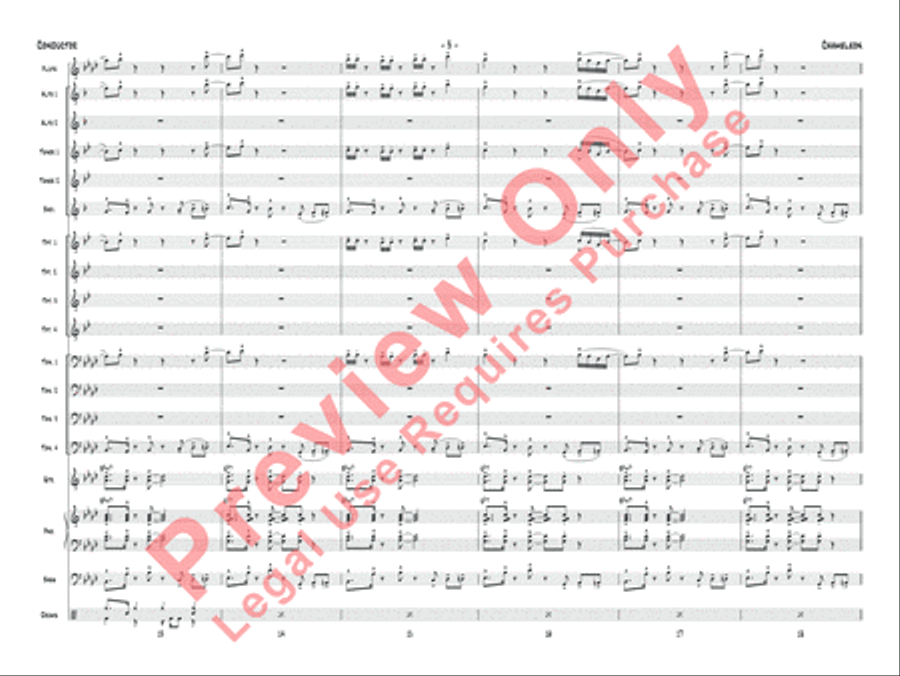 Chameleon Jazz Ensemble scores gallery preview page 6