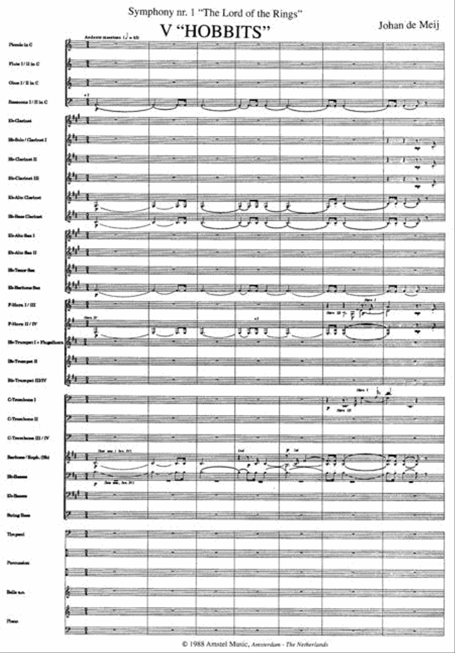 <br>Sheet music extract