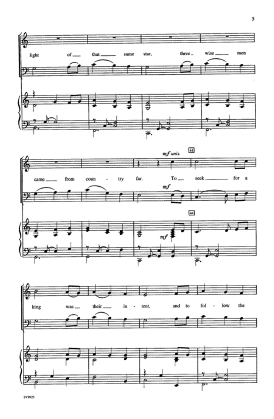 The First Noel Choir scores gallery preview page 4