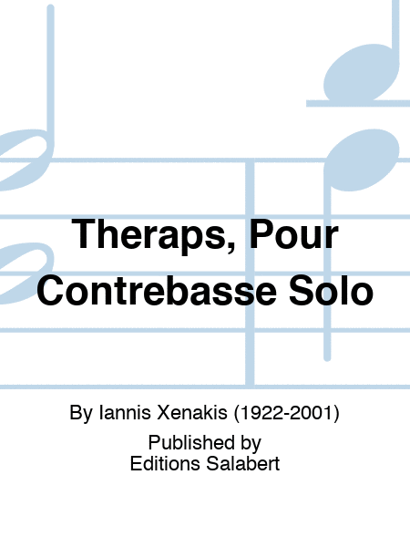 Theraps, Pour Contrebasse Solo