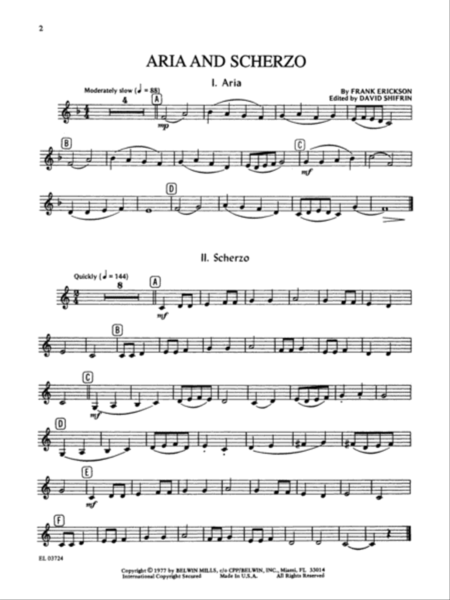 Classic Festival Solos (B-flat Clarinet), Volume 1 B-Flat Clarinet scores gallery preview page 3