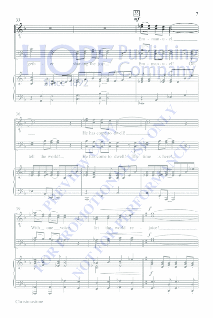 Christmastime TTBB scores gallery preview page 6