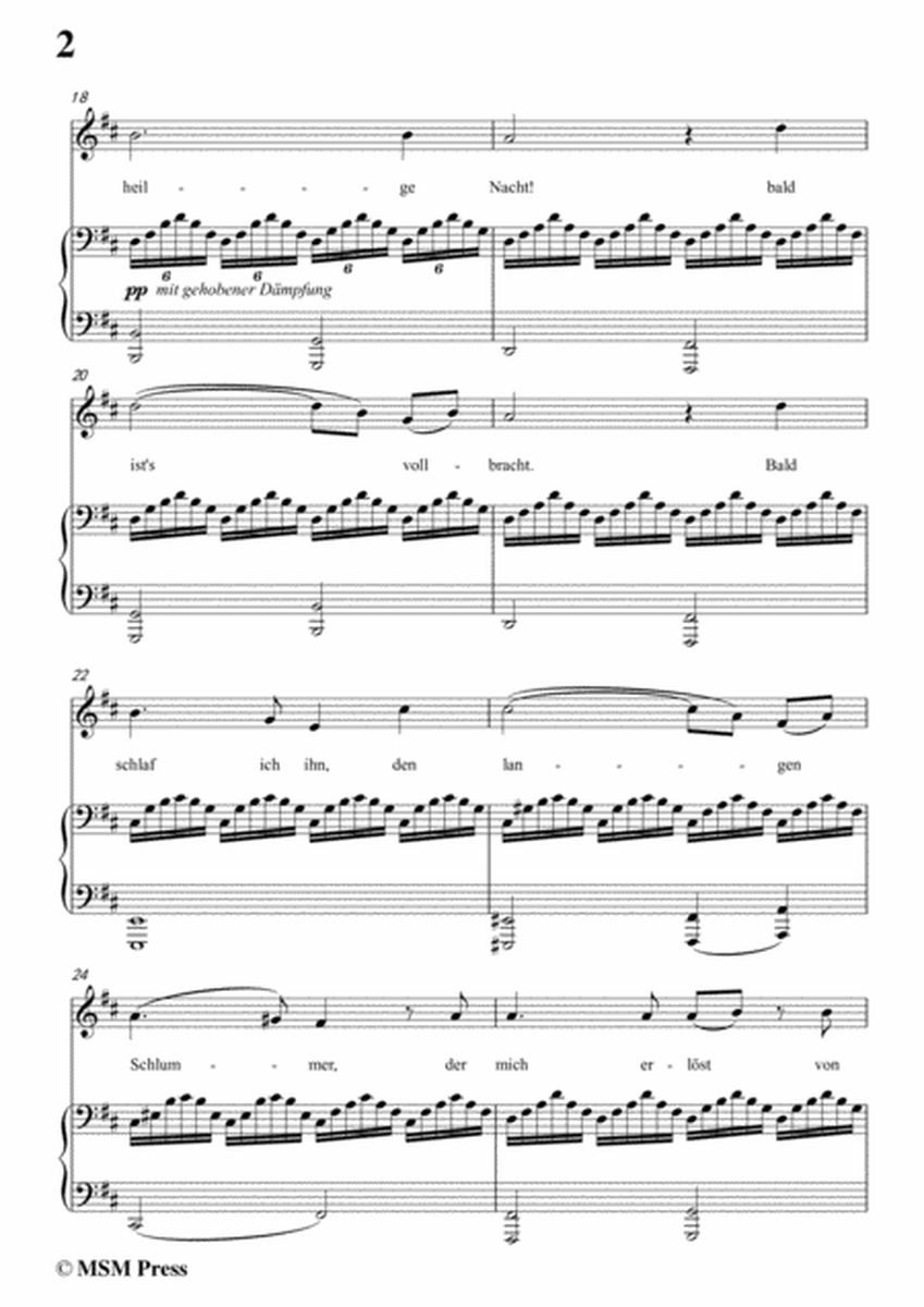Schubert-Nachtstück,Op.36 No.2,in b minor,for Voice&Piano image number null