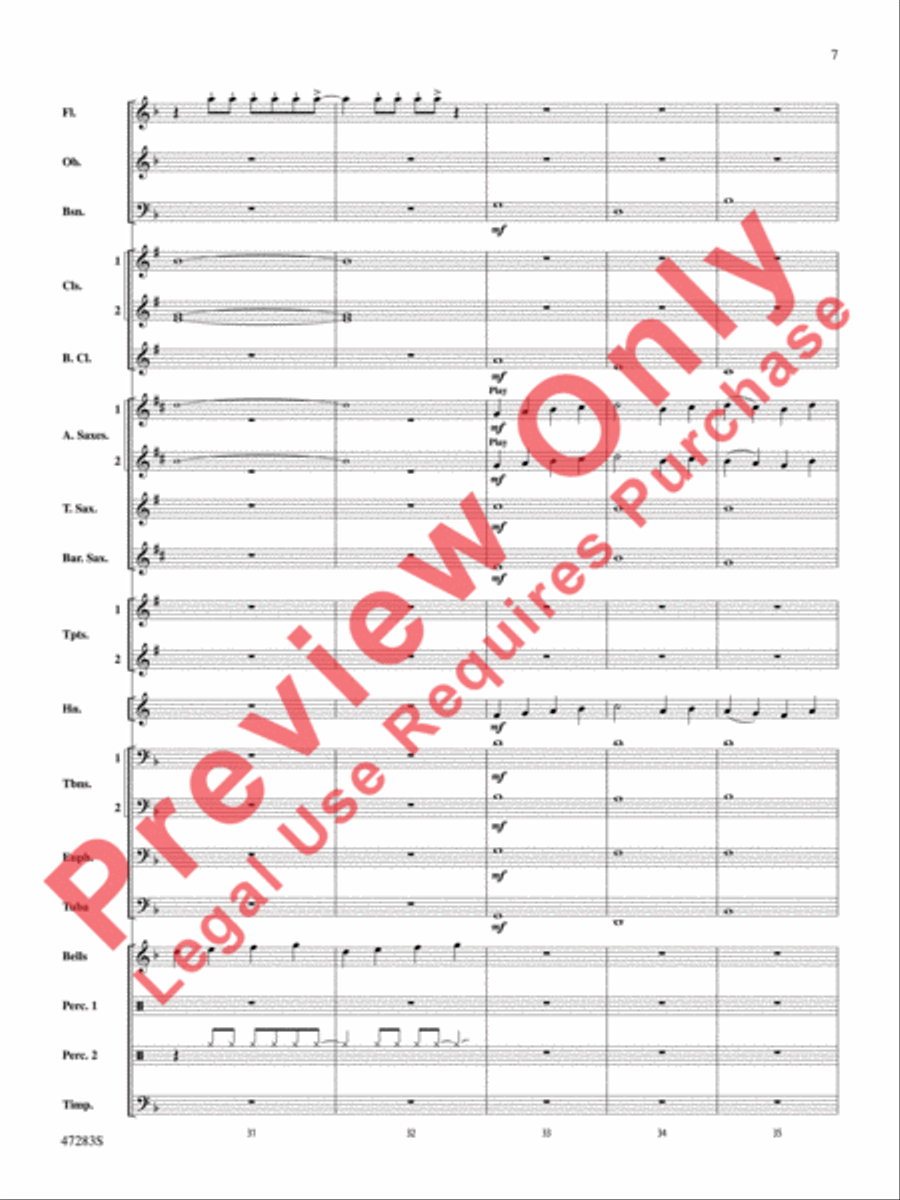 Red Giant Red Giant Concert Band scores gallery preview page 8