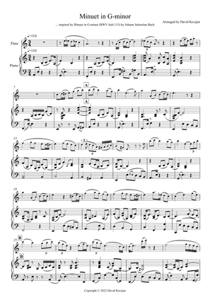 Minuet in G-minor (flute & piano)