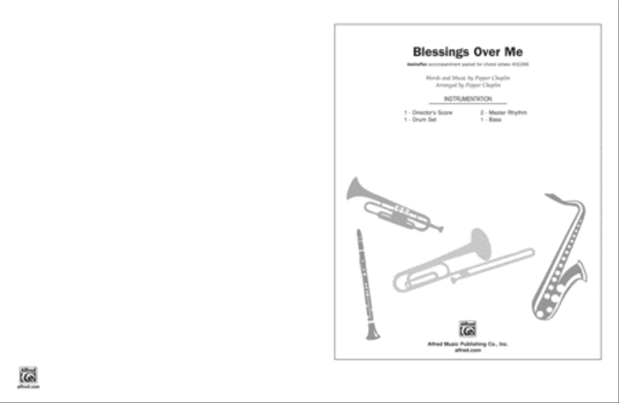 Blessings Over Me Choir scores gallery preview page 1