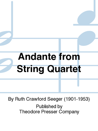Book cover for Andante for Strings