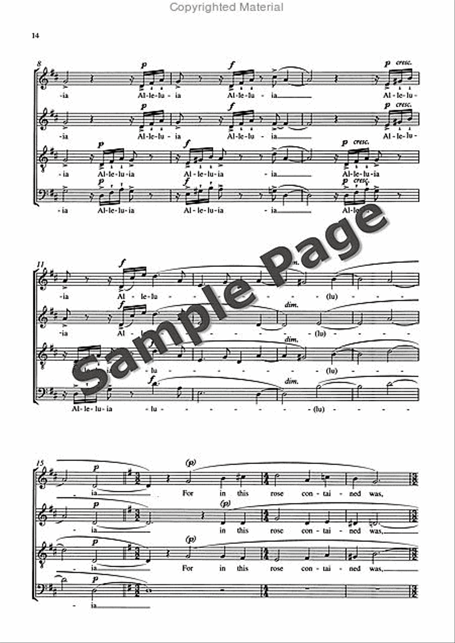3 Carols 3 Carols 4-Part scores gallery preview page 17