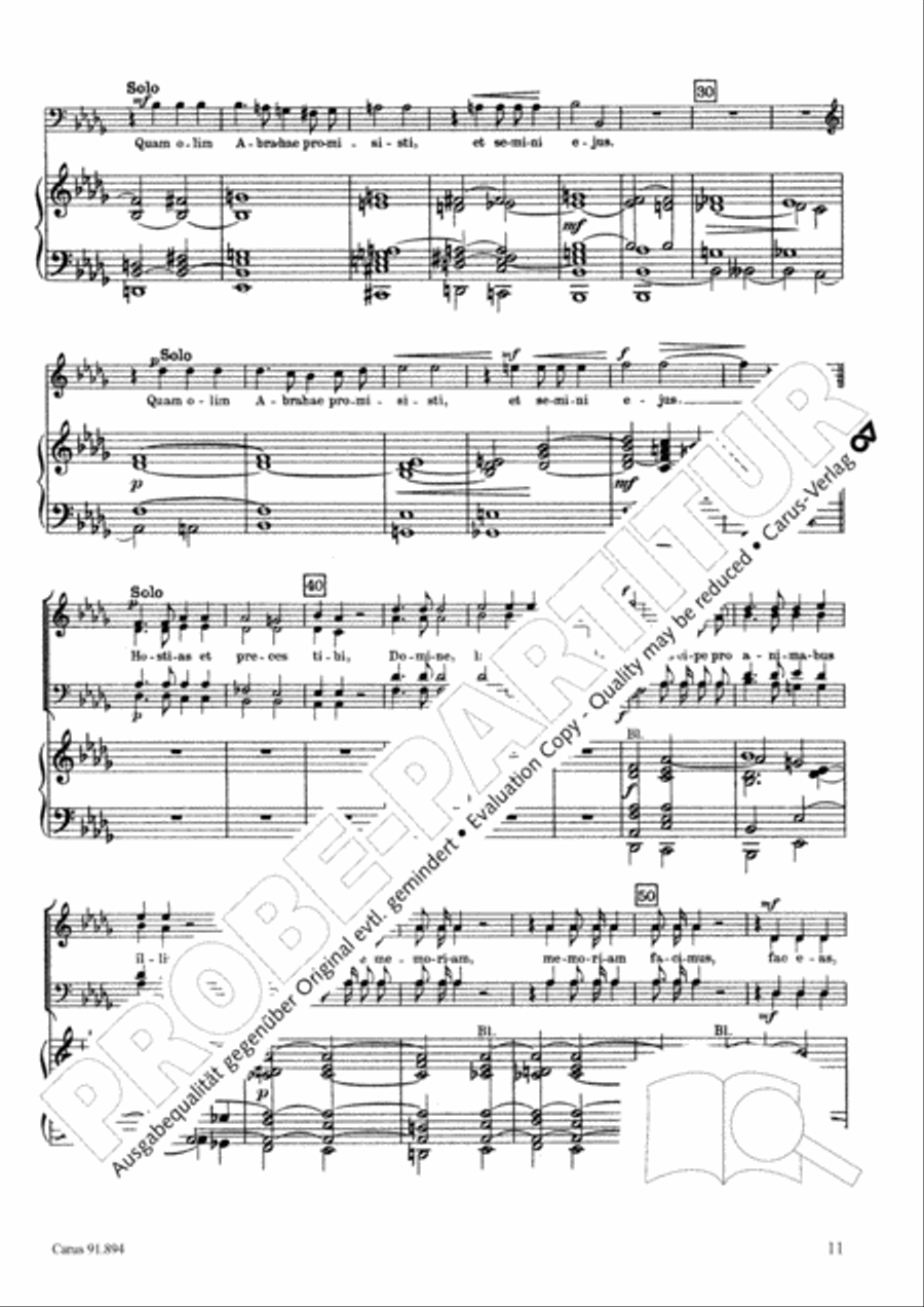 Requiem 4-Part scores gallery preview page 12