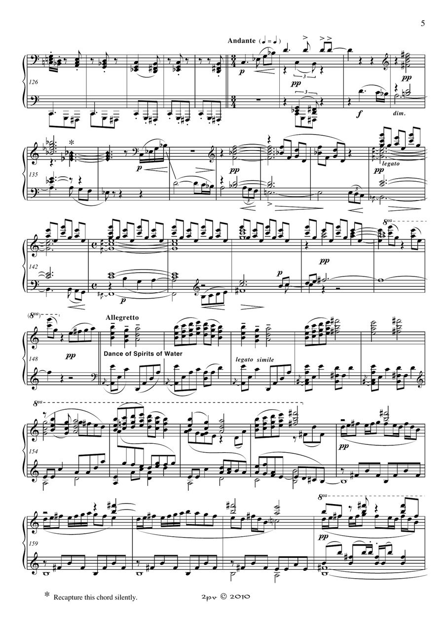 The Perfect Fool (ballet music) Piano Solo scores gallery preview page 5