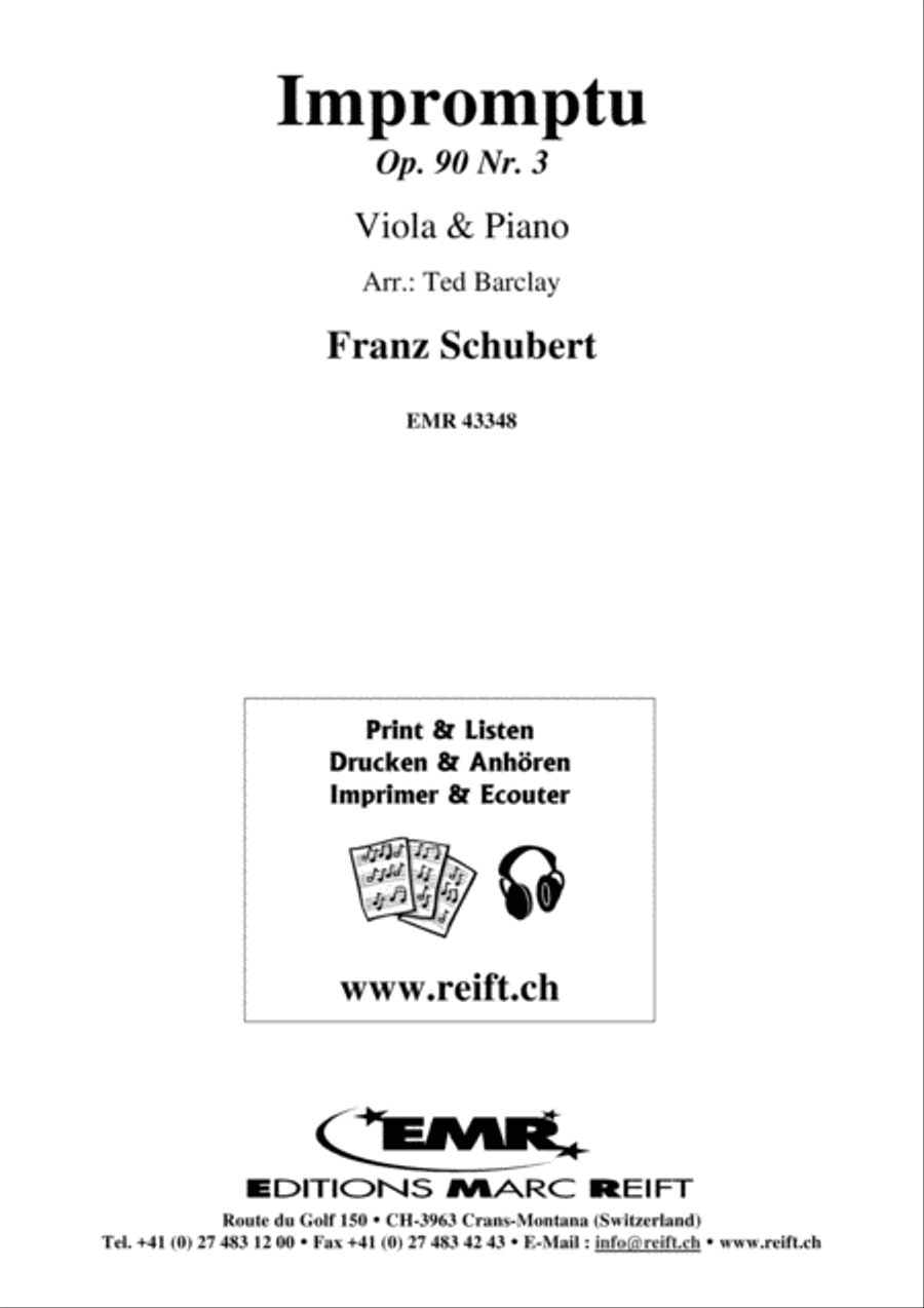 Impromptu Viola scores gallery preview page 1