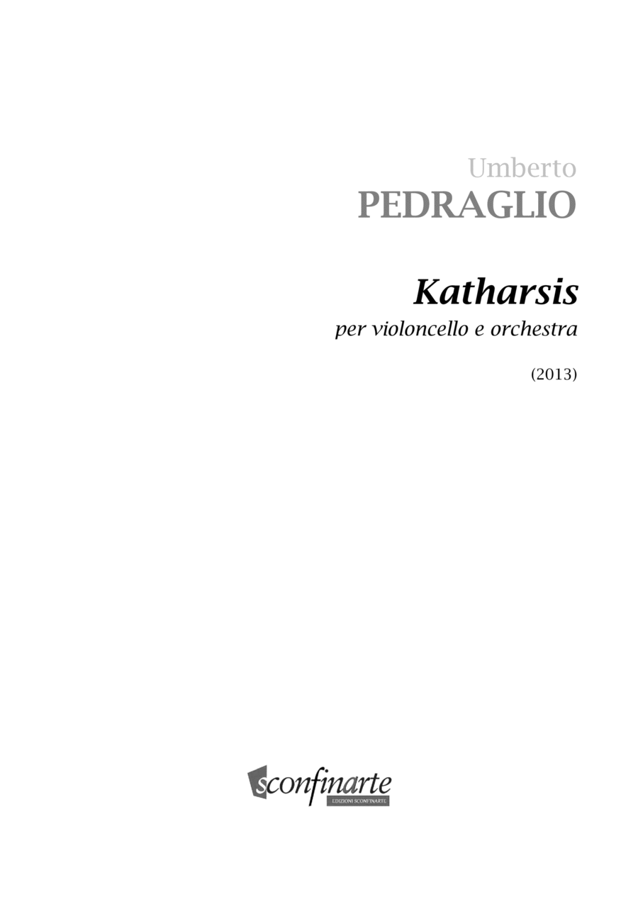 Umberto Pedraglio: KATHARSIS (ES 991) per Violoncello e Orchestra Large Ensemble scores gallery preview page 1