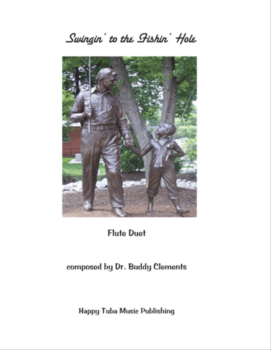 Swingin' to the Fishin' Hole Flute Duet scores gallery preview page 1