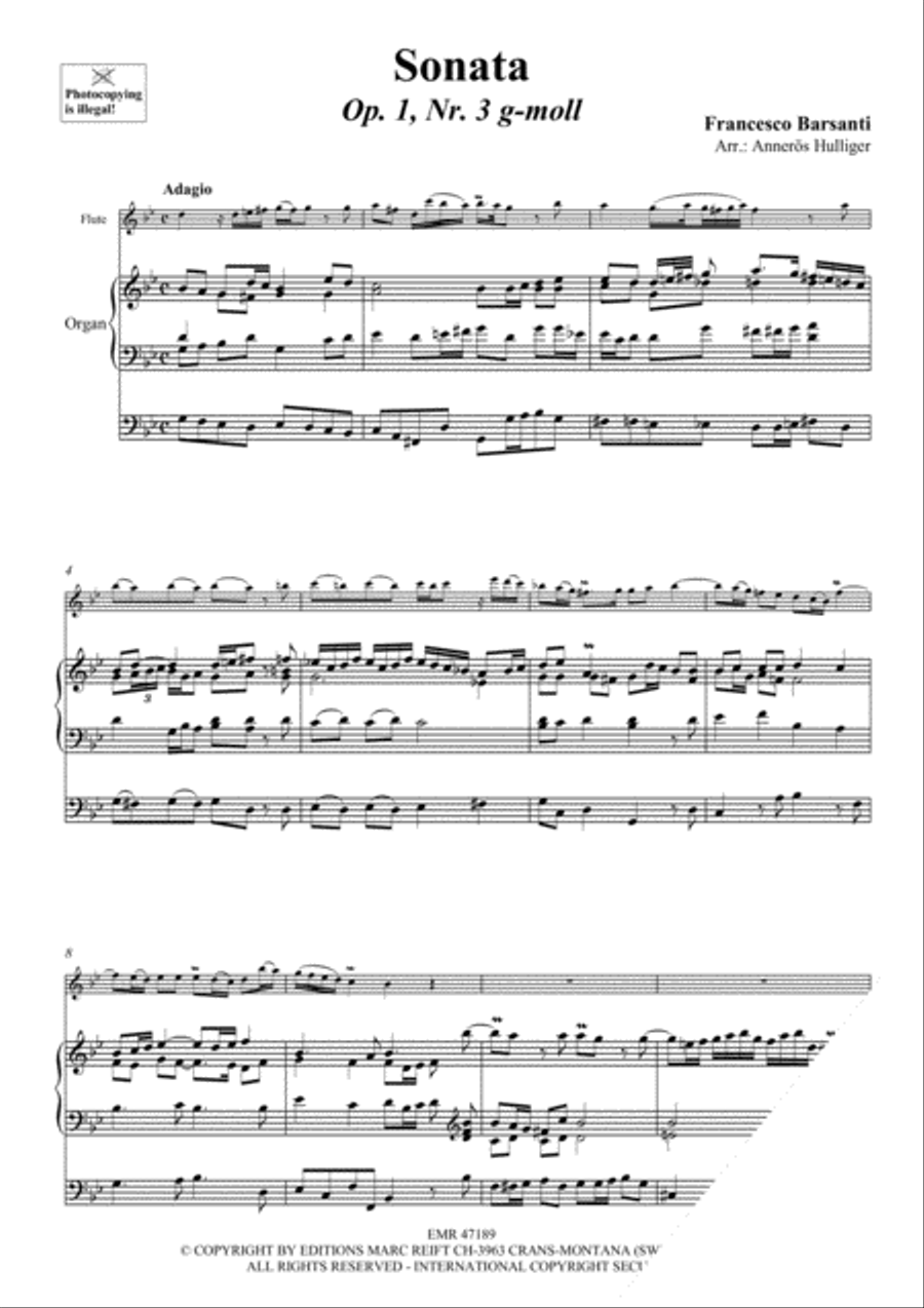 Sonata Sonata Flute scores gallery preview page 3