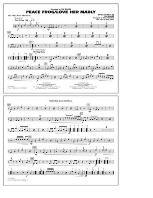 Peace Frog/Love Her Madly (arr. Paul Murtha) - Multiple Bass Drums