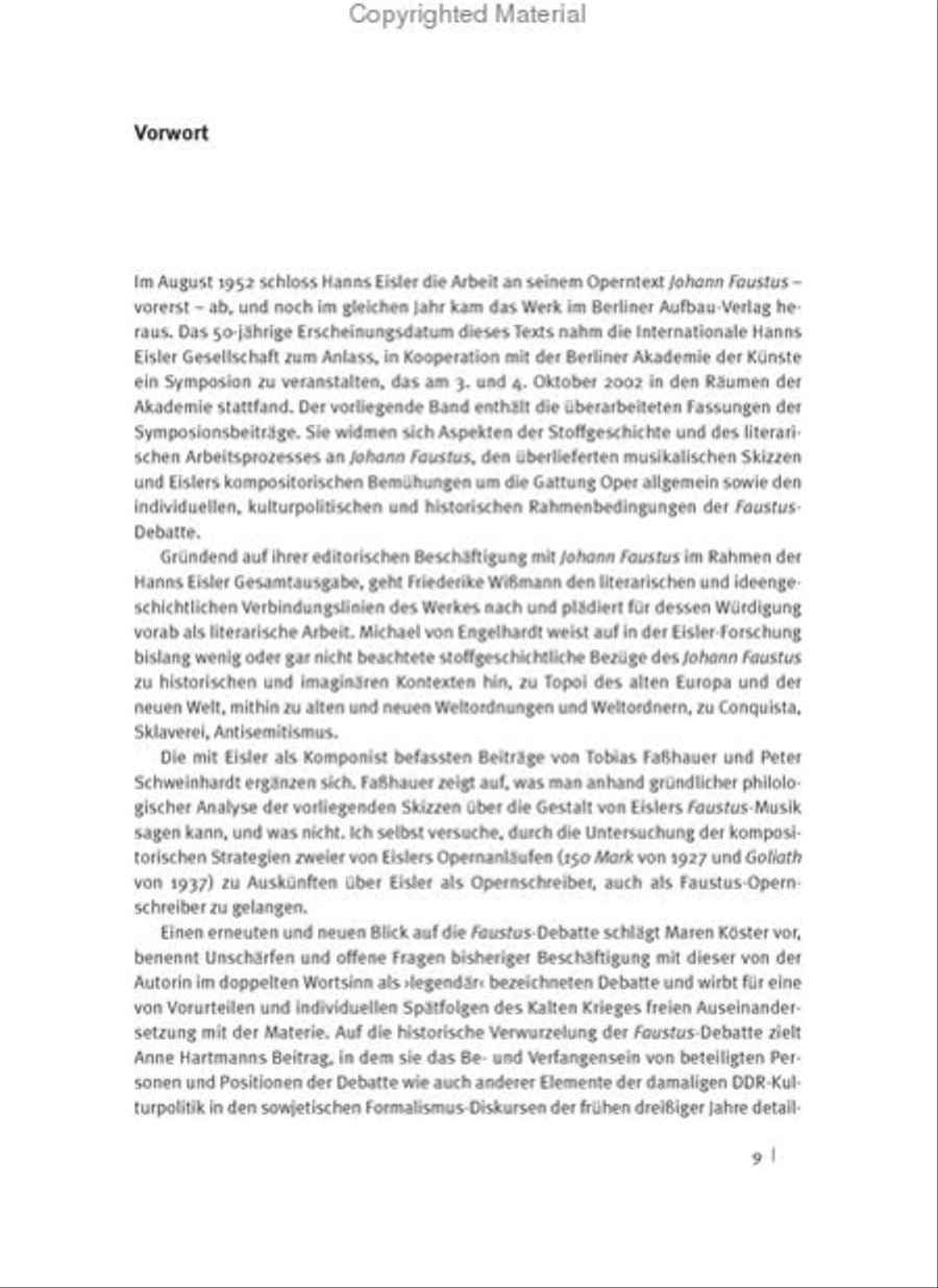 Eisler-Studien Collection / Songbook scores gallery preview page 2
