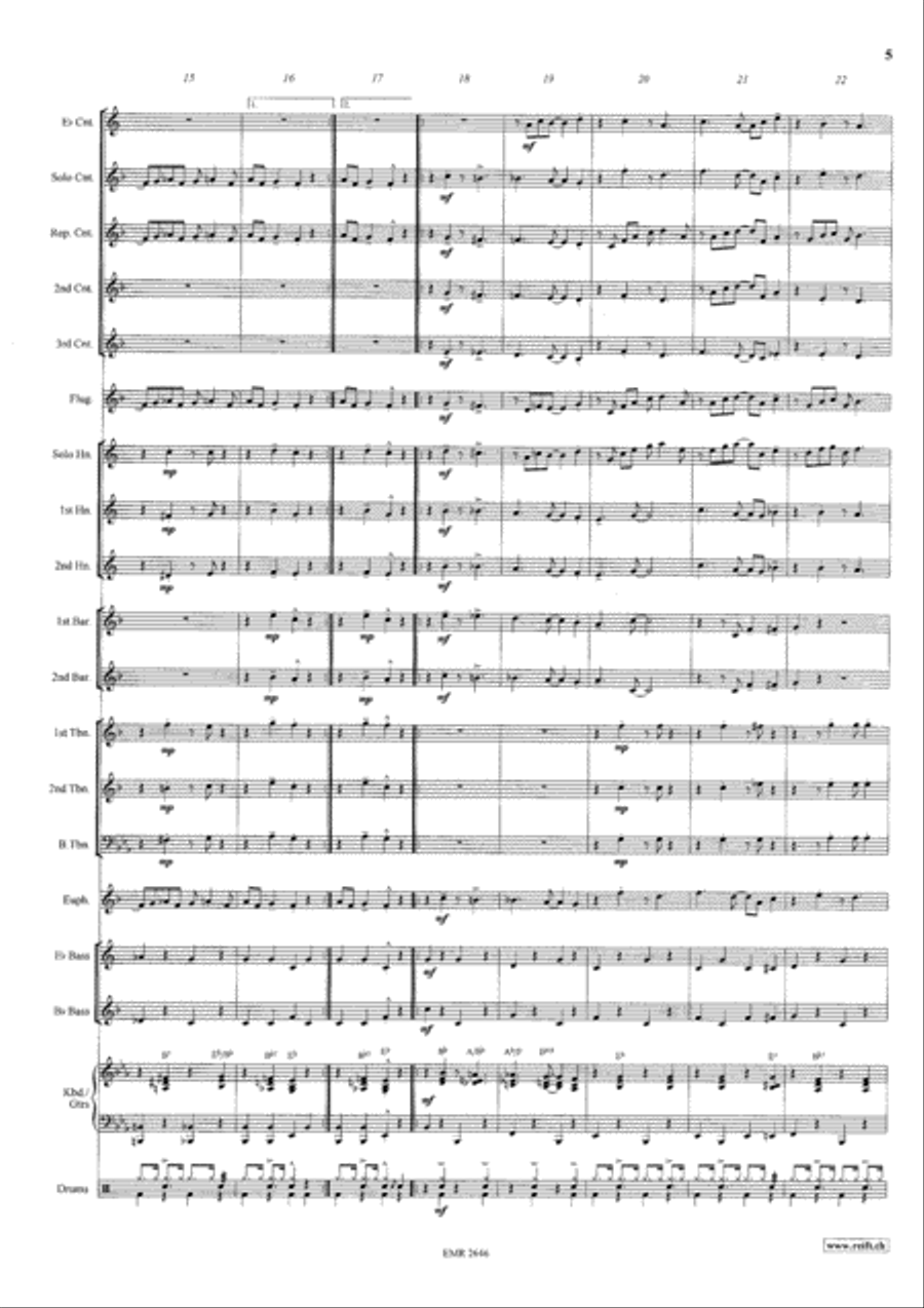 Maple Leaf Rag Brass Band scores gallery preview page 6