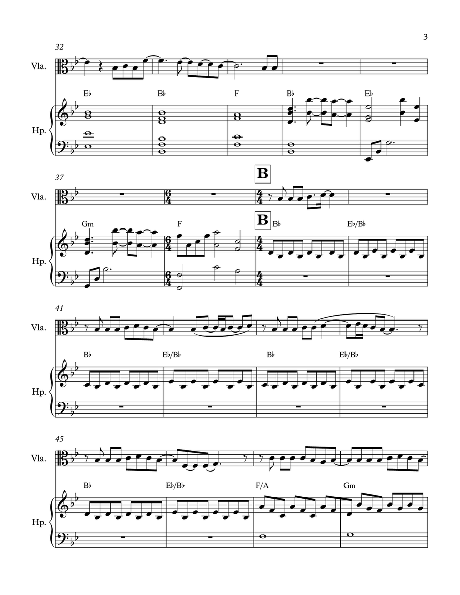 Rewrite The Stars String Duet scores gallery preview page 3