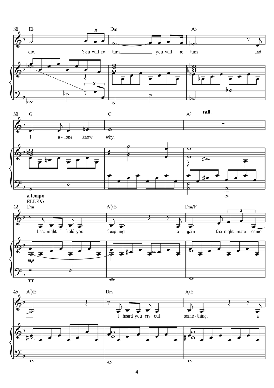 I Still Believe (from Miss Saigon) Piano, Vocal scores gallery preview page 4
