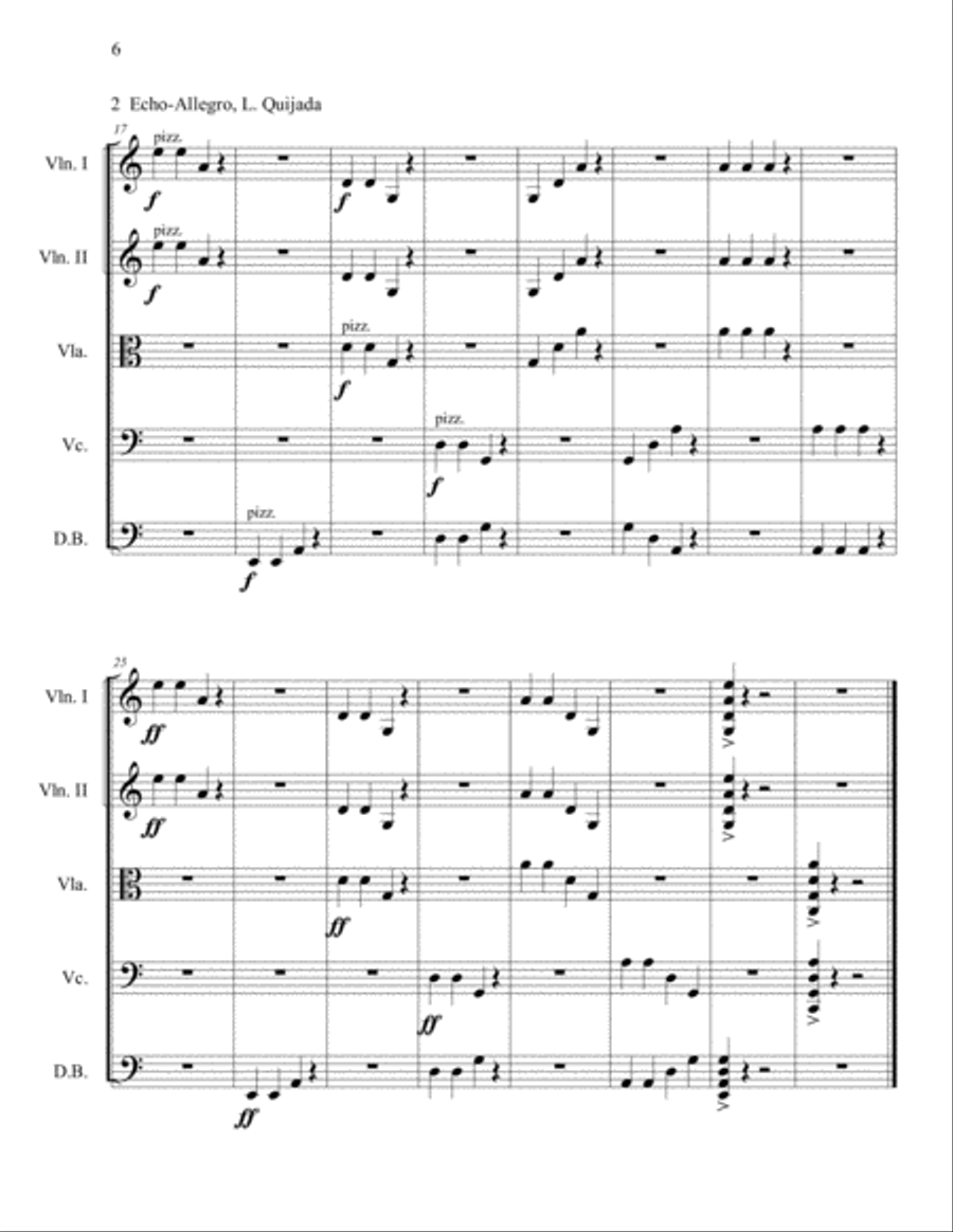 30 Progressive Exercises for Beginning String Orchestra. CONCERT PIECES ONLY. Teacher's book & parts String Orchestra scores gallery preview page 6