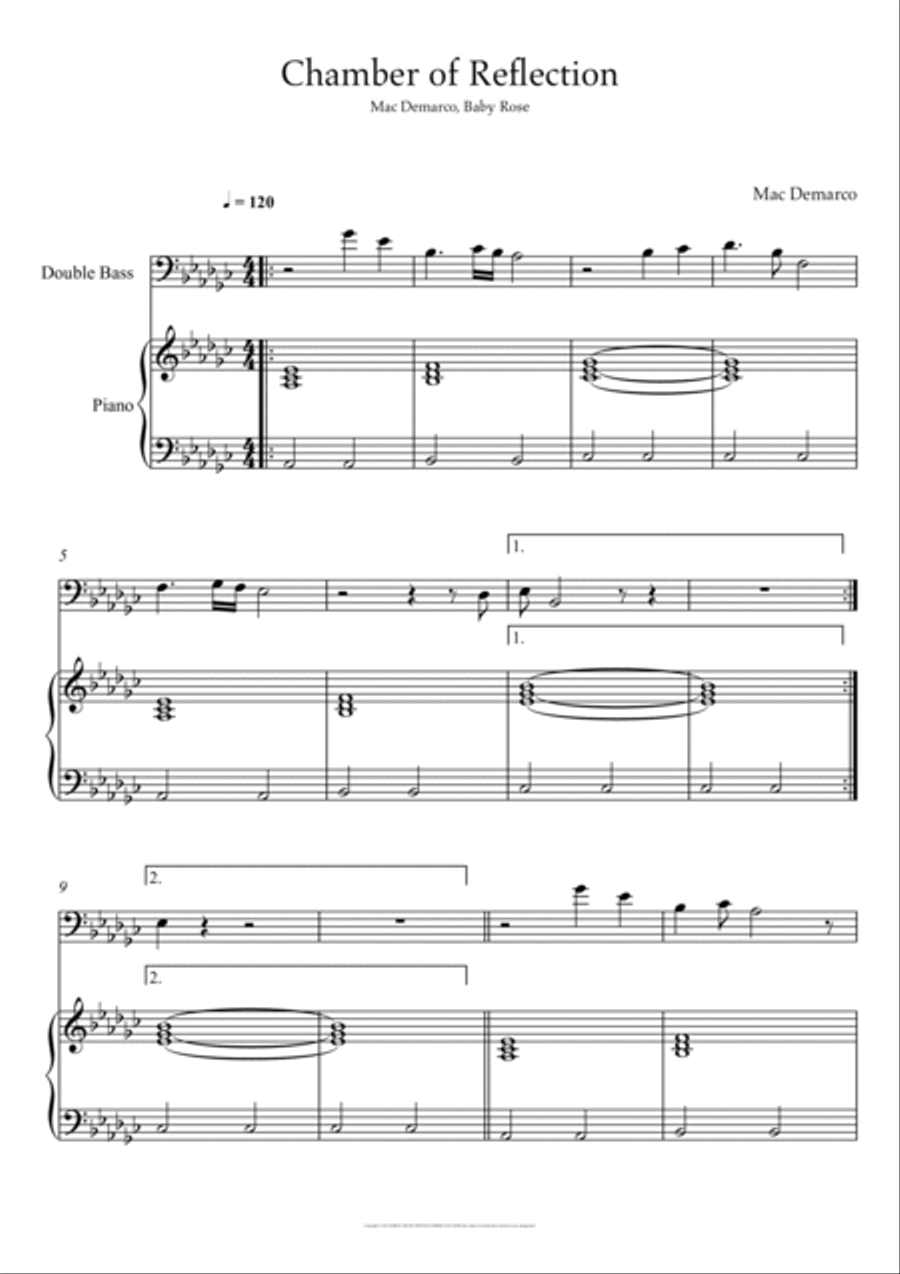 Chamber Of Reflection String Duet scores gallery preview page 2