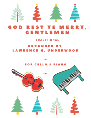 Book cover for God Rest Ye Merry, Gentlemen for Solo Cello