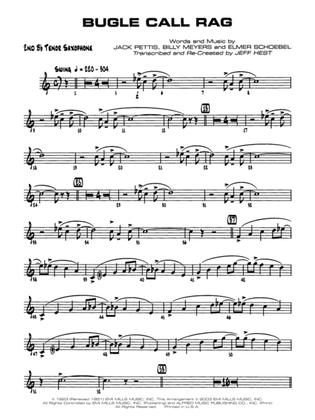 Bugle Call Rag: 2nd B-flat Tenor Saxophone