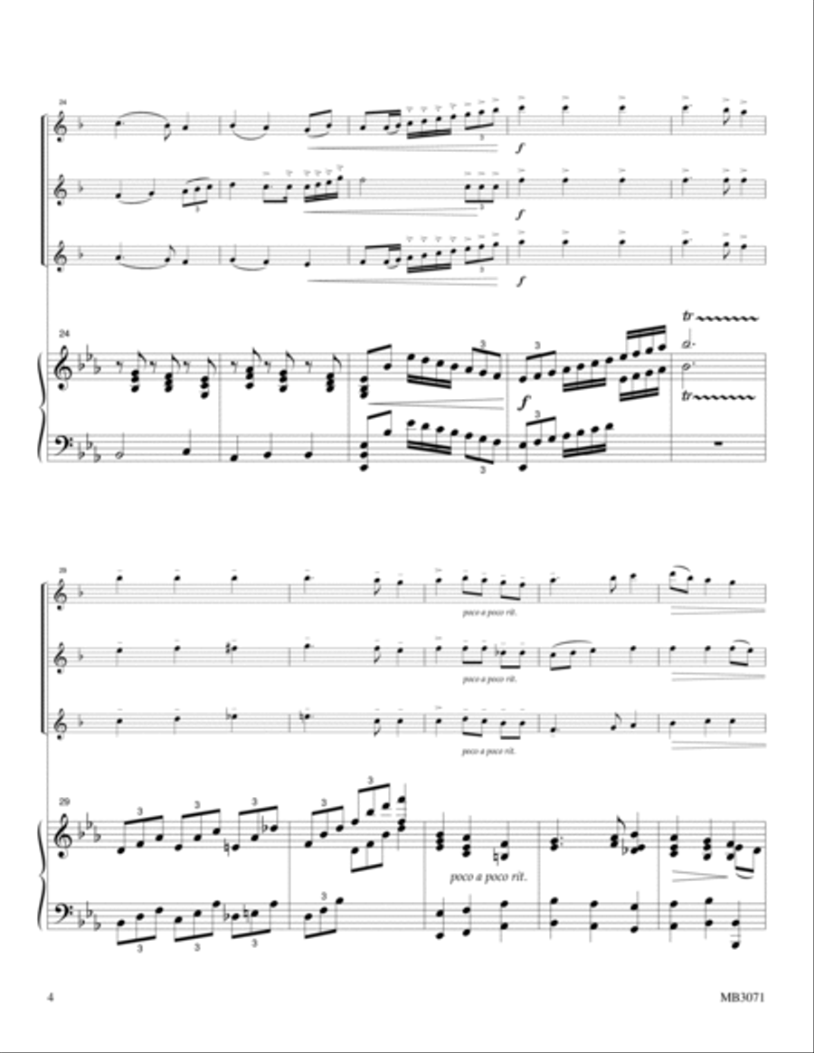 My Country 'Tis of Thee Trumpet scores gallery preview page 4