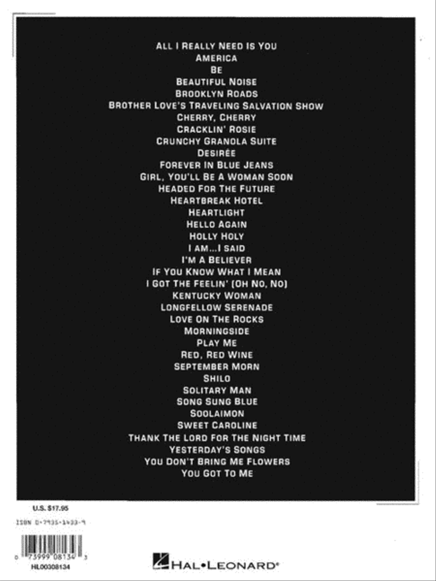 Neil Diamond – The Greatest Hits 1966-1992 Piano, Vocal, Guitar scores gallery preview page 9
