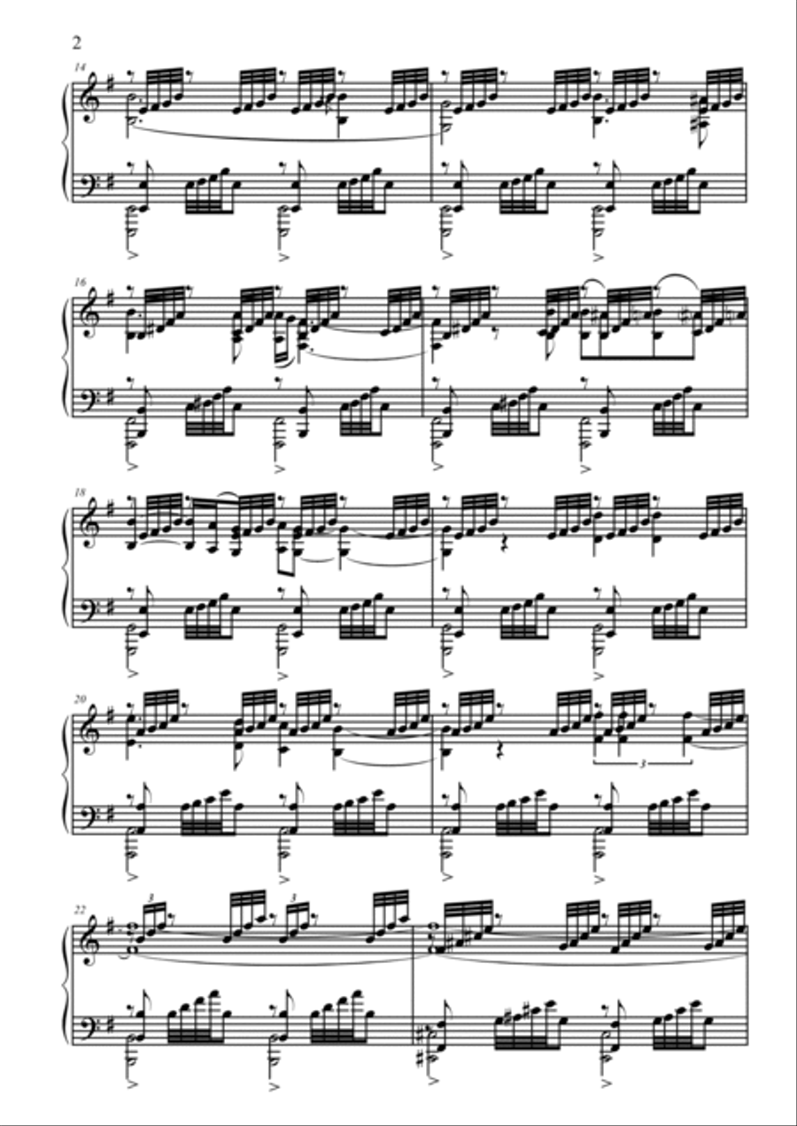 Space Dementia Piano Solo scores gallery preview page 2