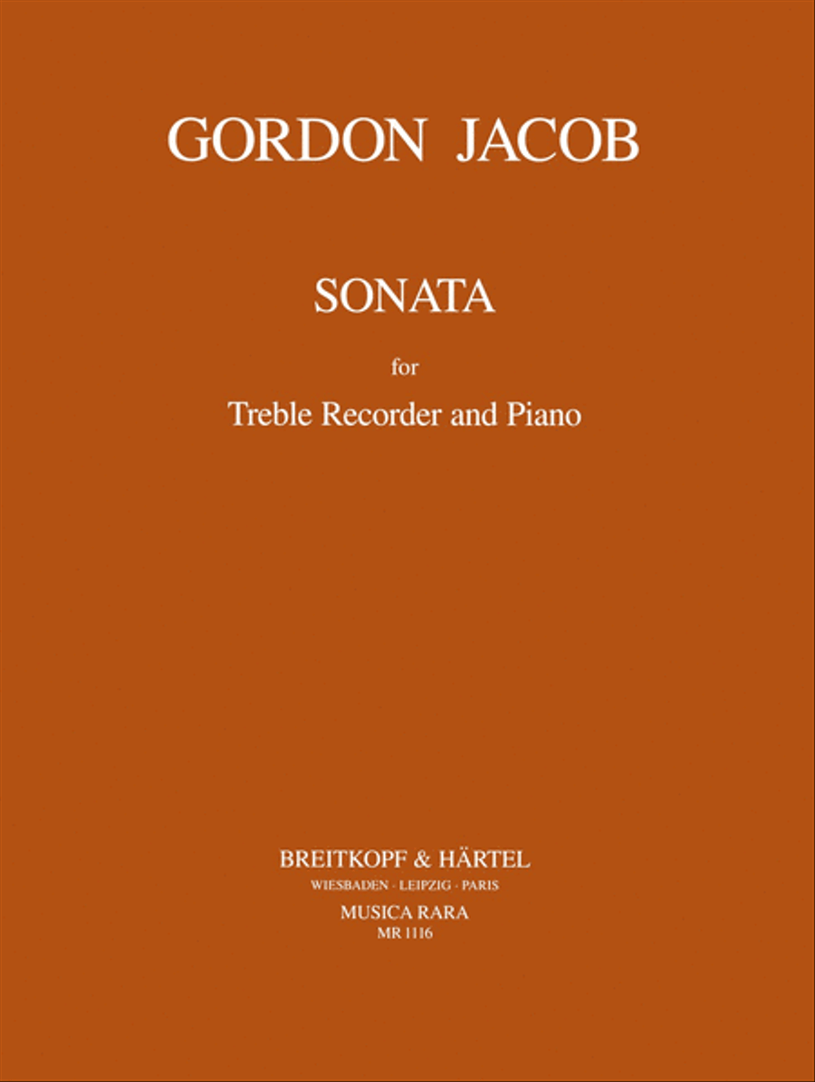 Sonata Recorder scores gallery preview page 1