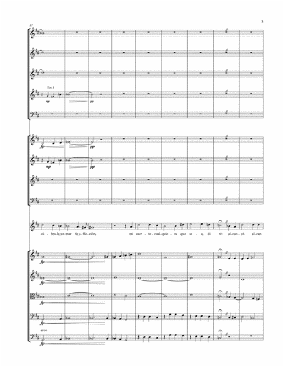 Alcancé Salvación (Estoy bien con mi Dios)-Is is well with my Soul Large Ensemble scores gallery preview page 3