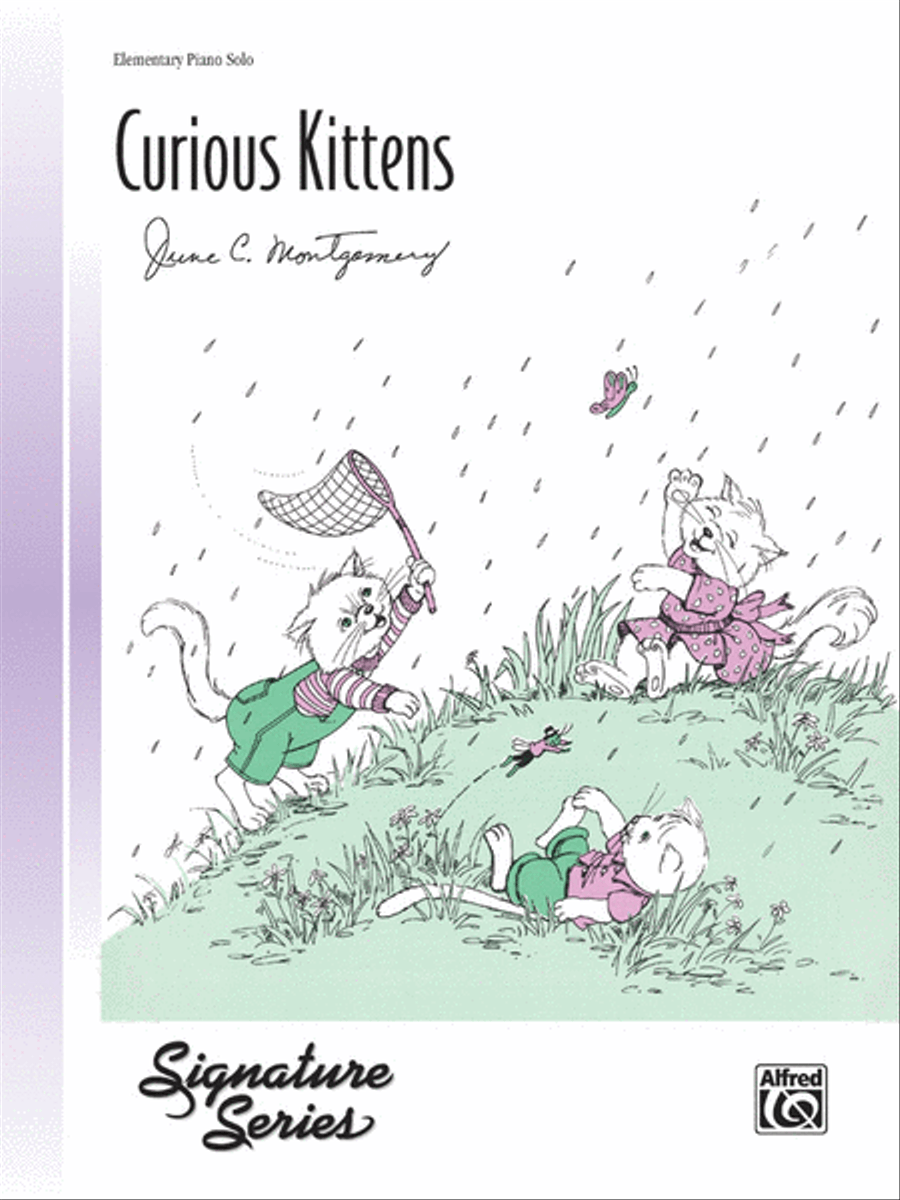 Curious Kittens Easy Piano scores gallery preview page 1