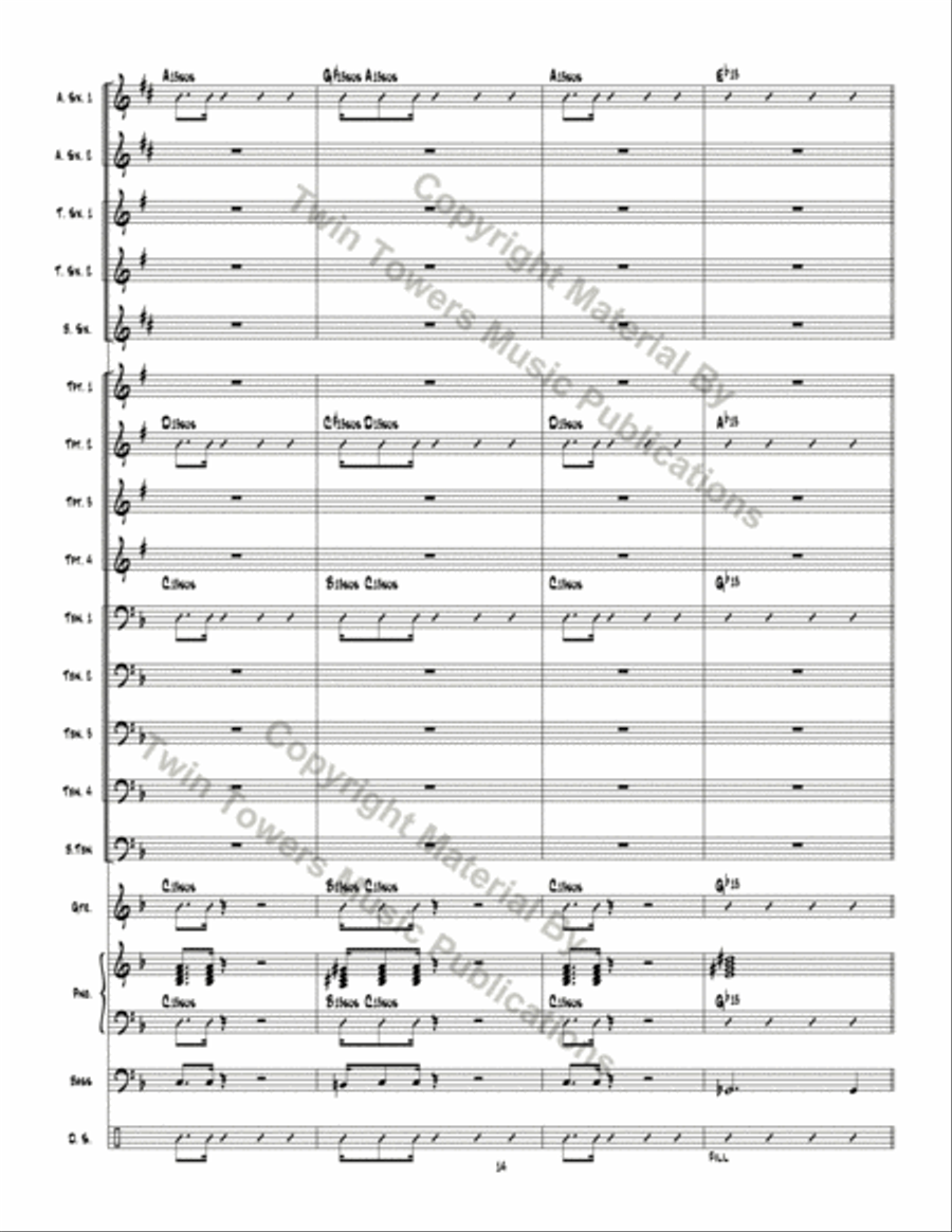 Smartypants Jazz Ensemble scores gallery preview page 15