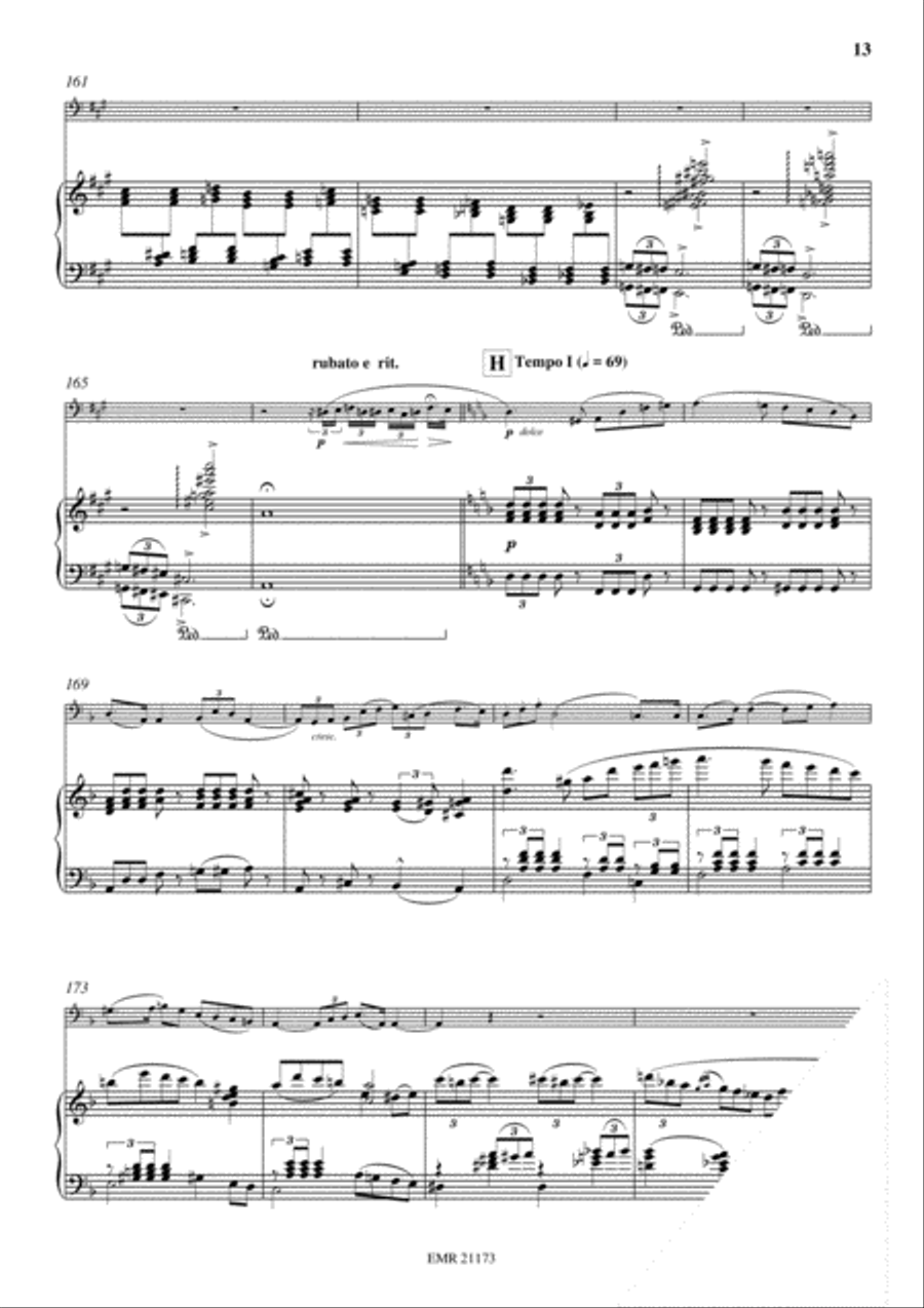 Concerto No. 2 Bass Recorder scores gallery preview page 13