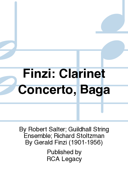 Finzi: Clarinet Concerto, Baga