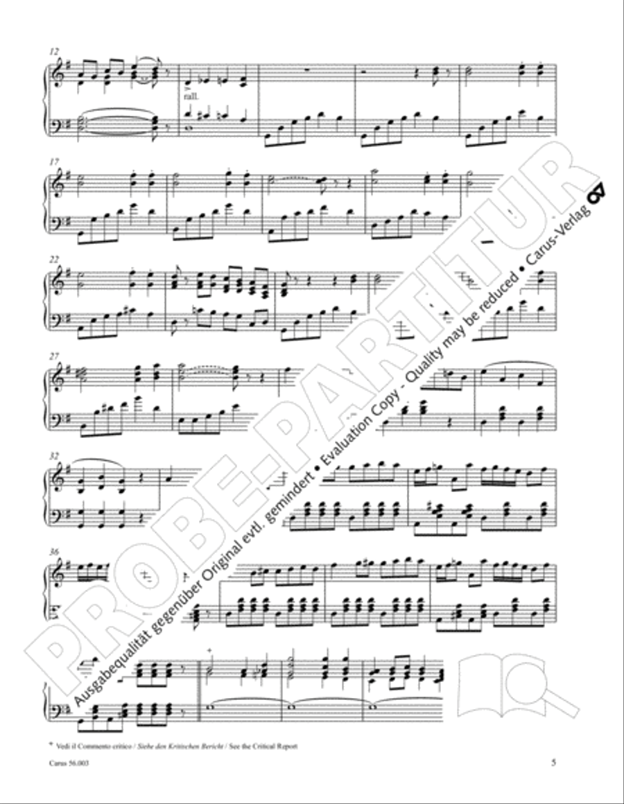 Edizione Nazionale delle Opere di Giacomo Puccini. II. Instrumental music; 2.1 Works for organ: Sonate, Versetti, Marce (vol. II/2) Organ Solo scores gallery preview page 10